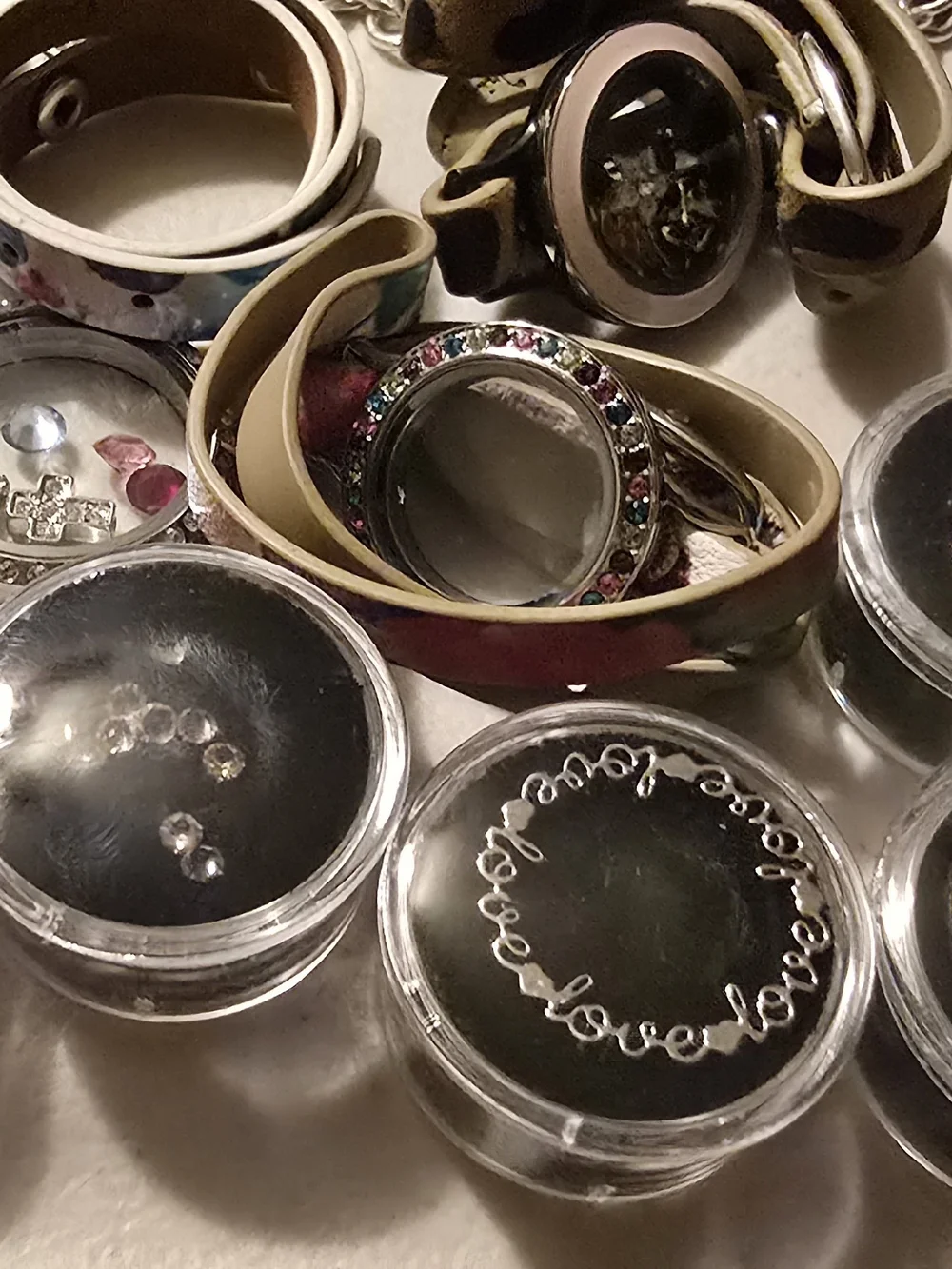Floating memory locket charms, lockets, and interchangeable BUNDLE PRICE